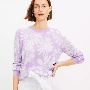 Loft Daisy Sweater in lavender
